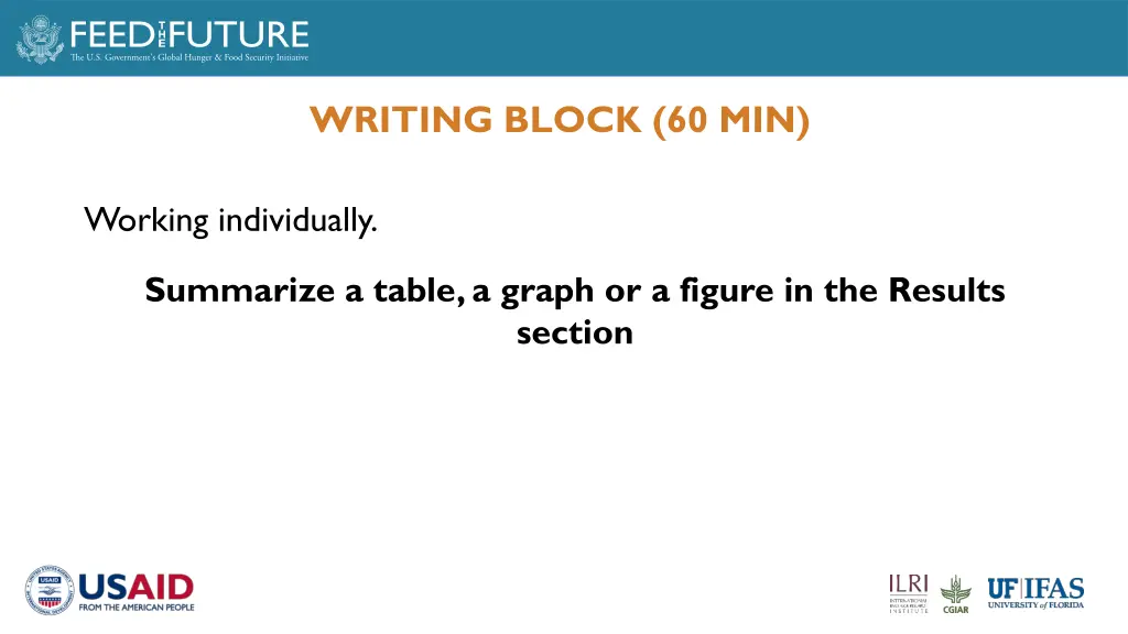 writing block 60 min