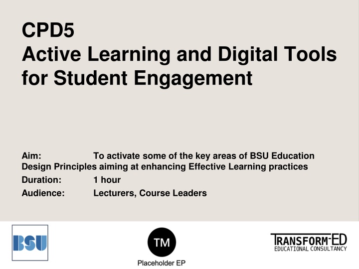 cpd5 active learning and digital tools