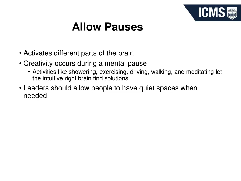 allow pauses