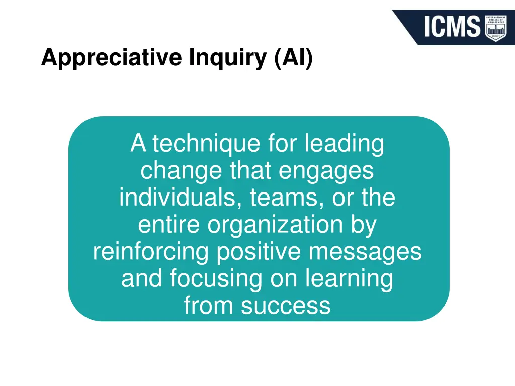appreciative inquiry ai
