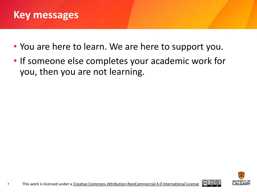 key messages