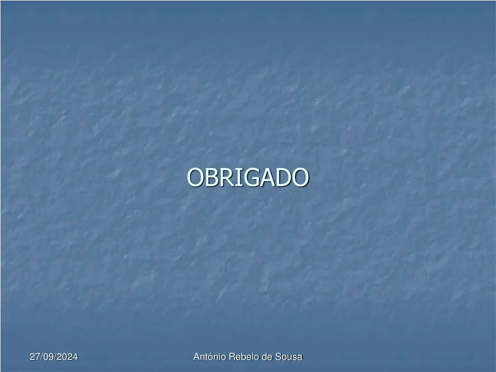 obrigado