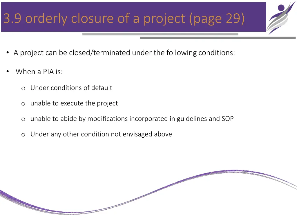 3 9 orderly closure of a project page 29