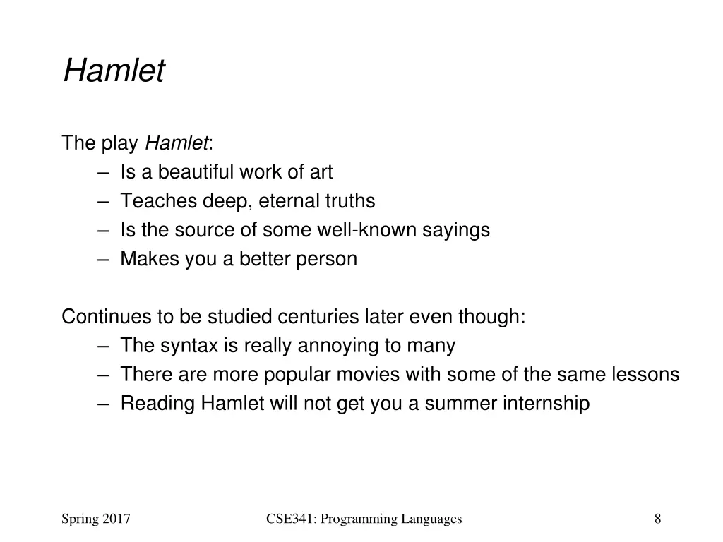 hamlet