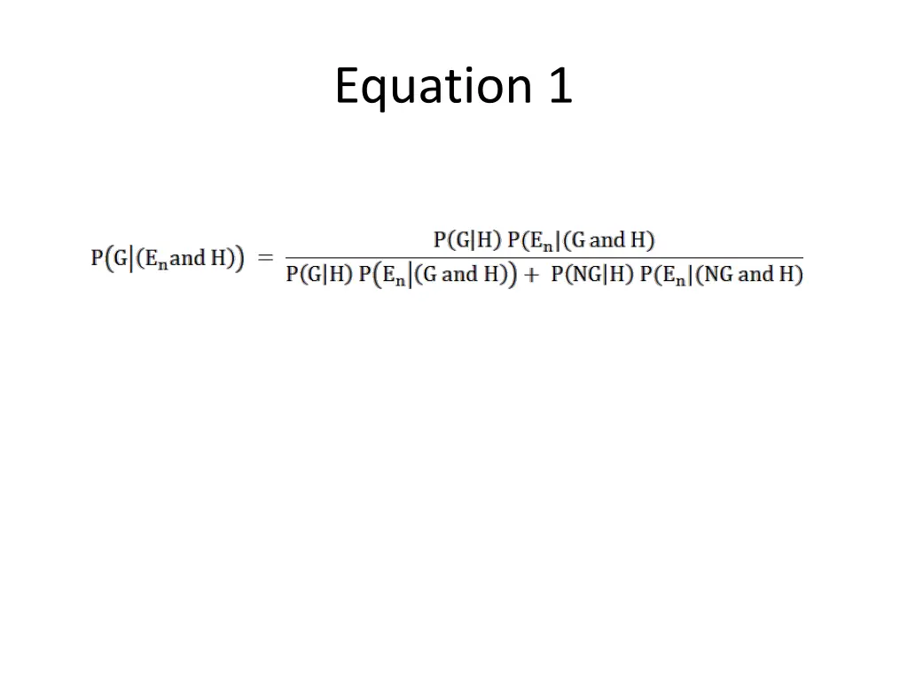 equation 1