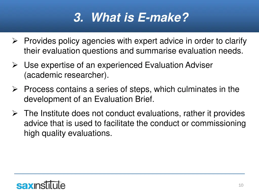 3 what is e make