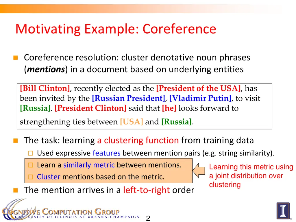 motivating example coreference