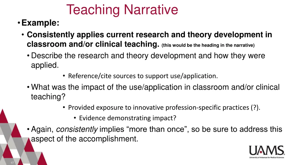 teaching narrative 10