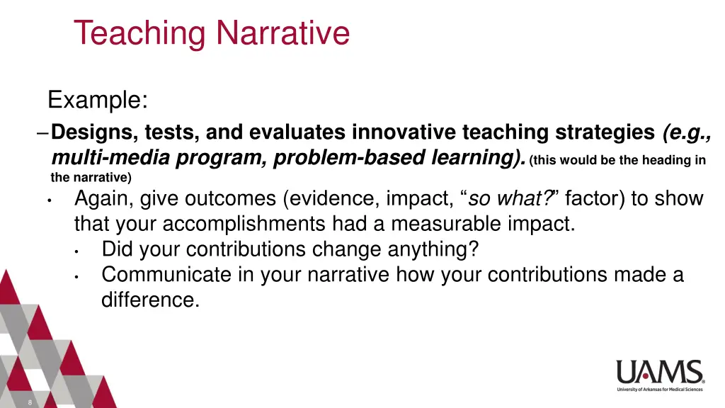 teaching narrative 2