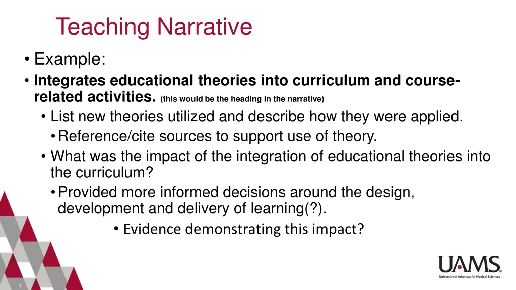 teaching narrative 5