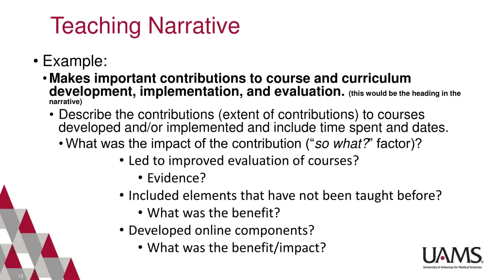 teaching narrative 6