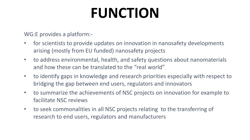 function