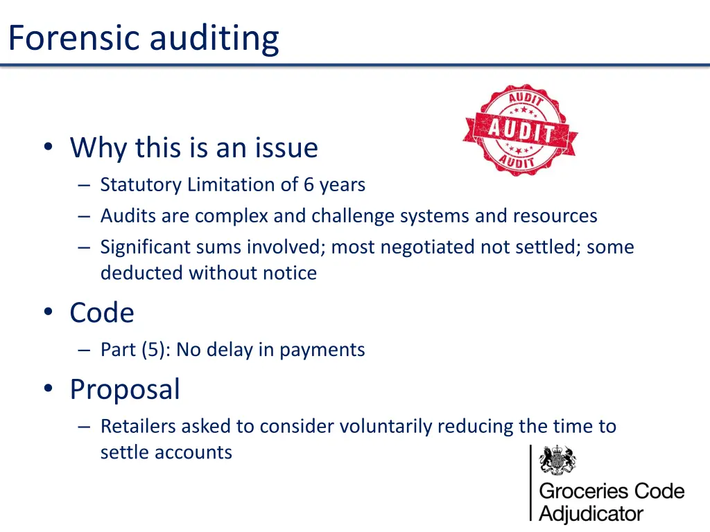 forensic auditing