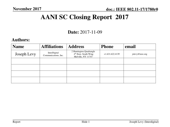 november 2017