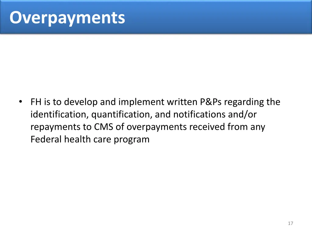 overpayments