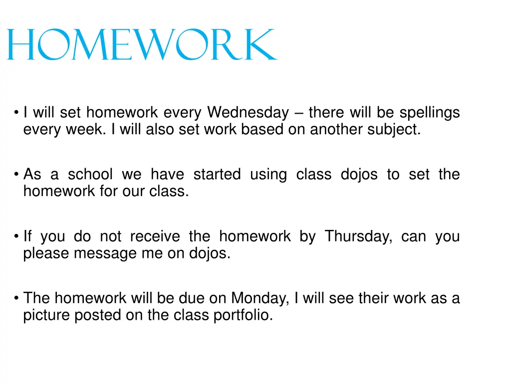 homework