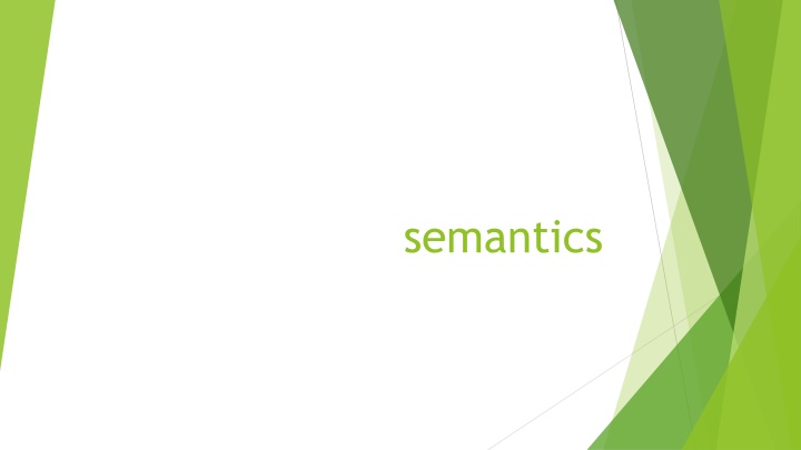 semantics