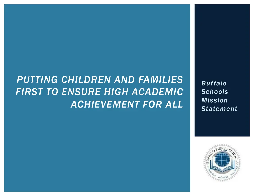 putting children and families first to ensure
