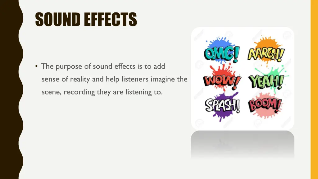 sound effects