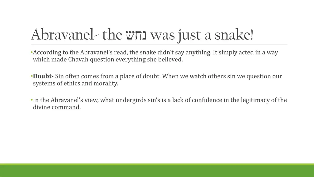 abravanel the was just a snake 2