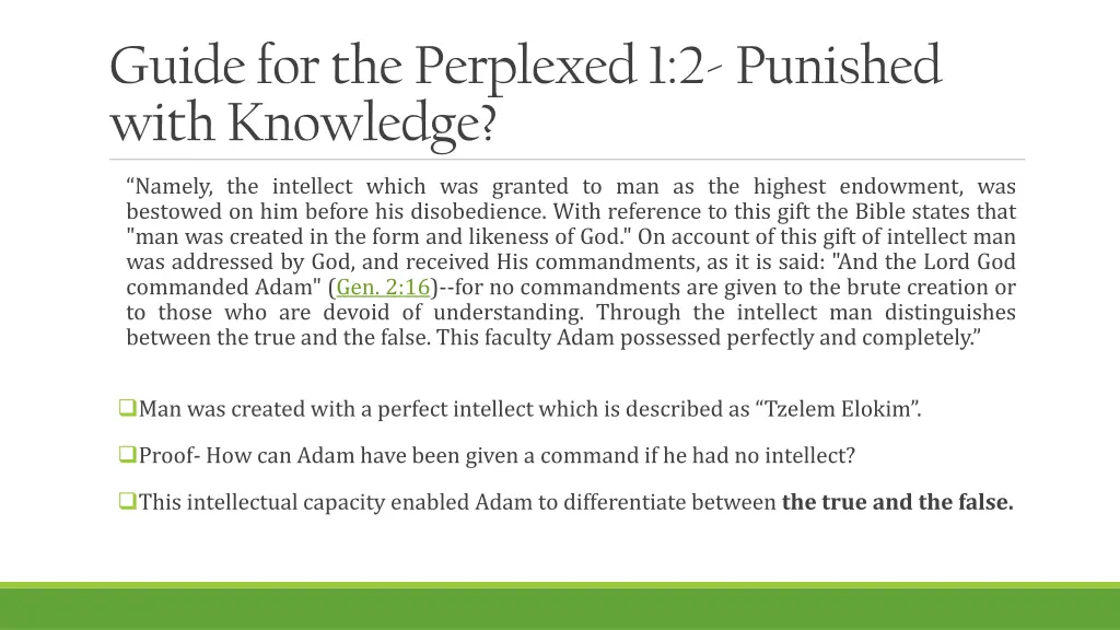 guide for the perplexed 1 2 punished with 4