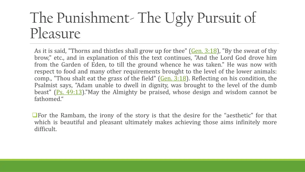 the punishment the ugly pursuit of pleasure 1
