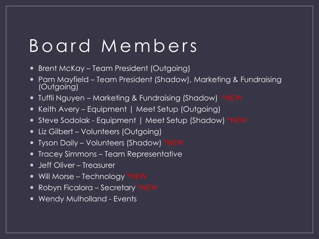 board members