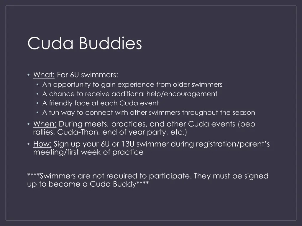 cuda buddies 1