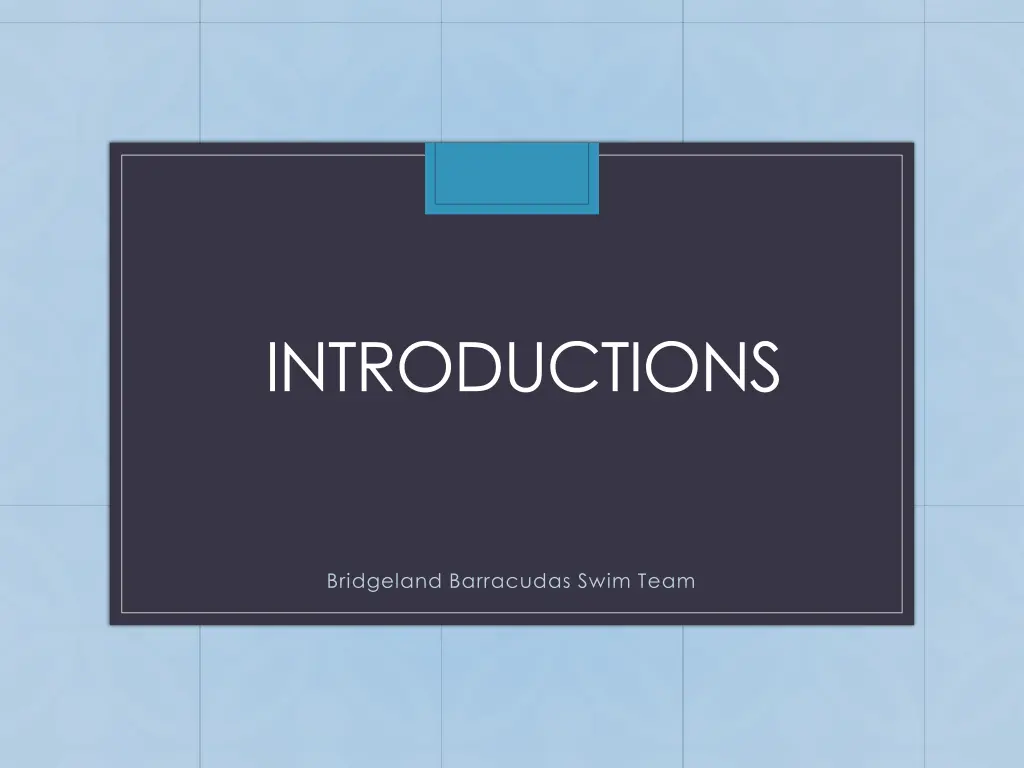introductions