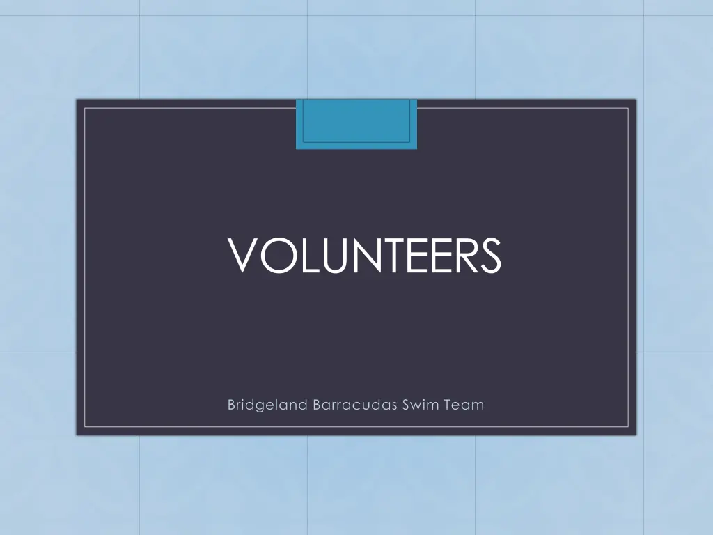 volunteers