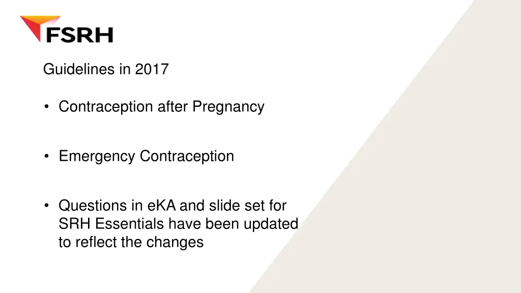 guidelines in 2017