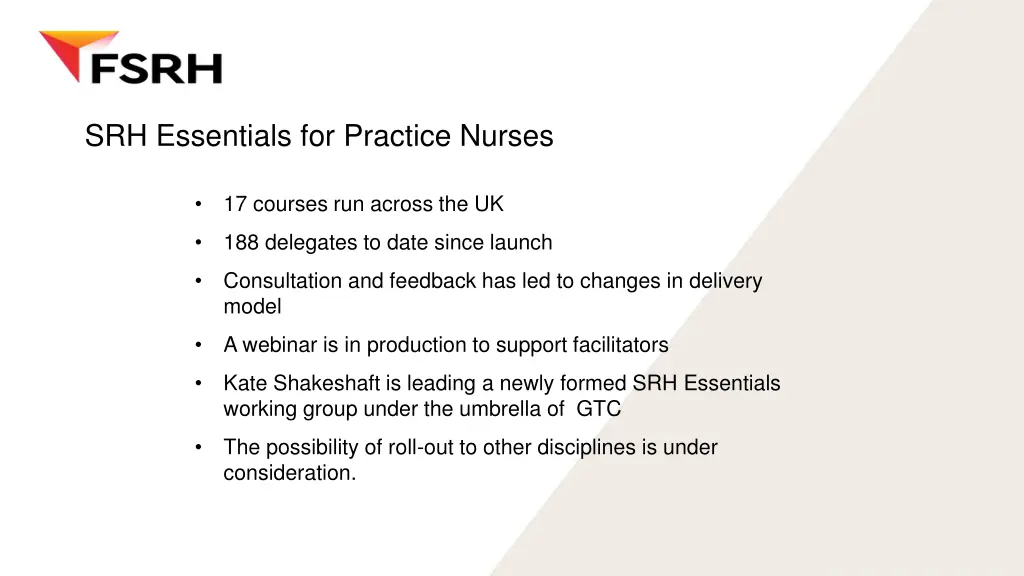 srh essentials for practice nurses