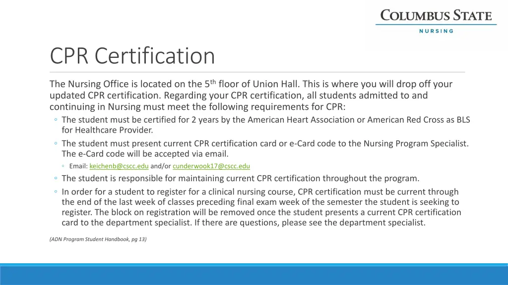 cpr certification
