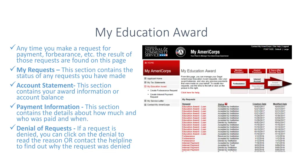 my education award