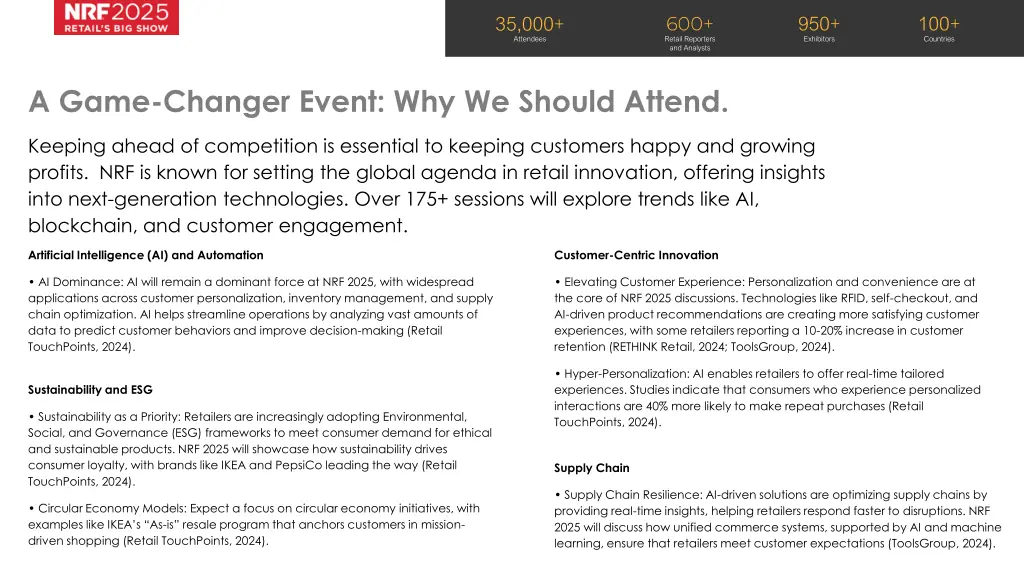 950 exhibitors