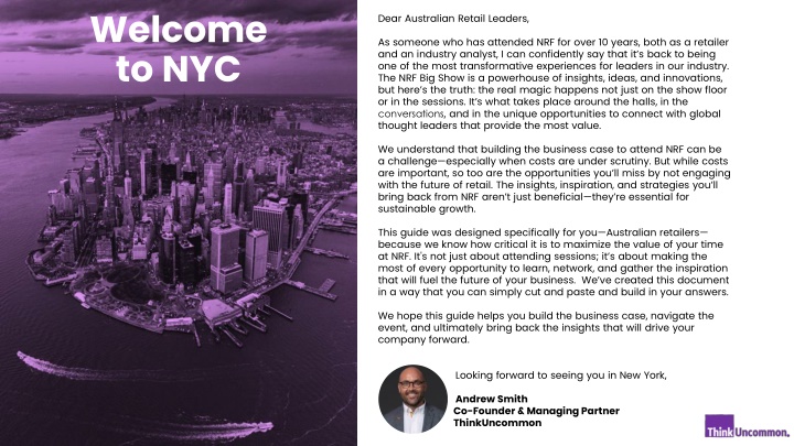 welcome to nyc