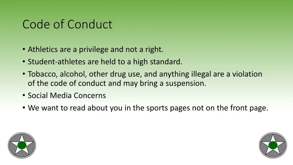 code of conduct