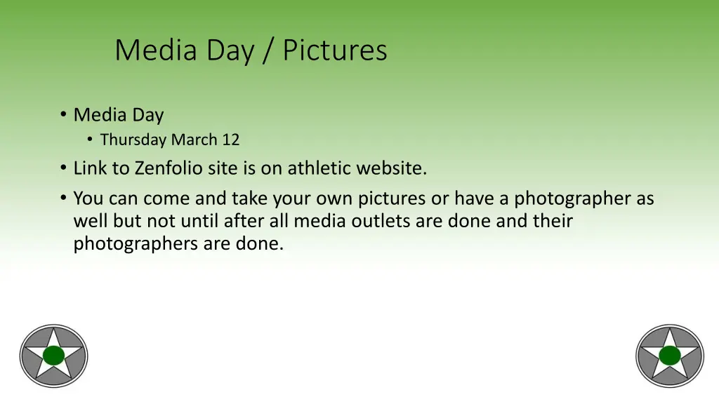 media day pictures