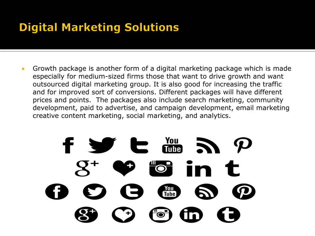 growth package is another form of a digital