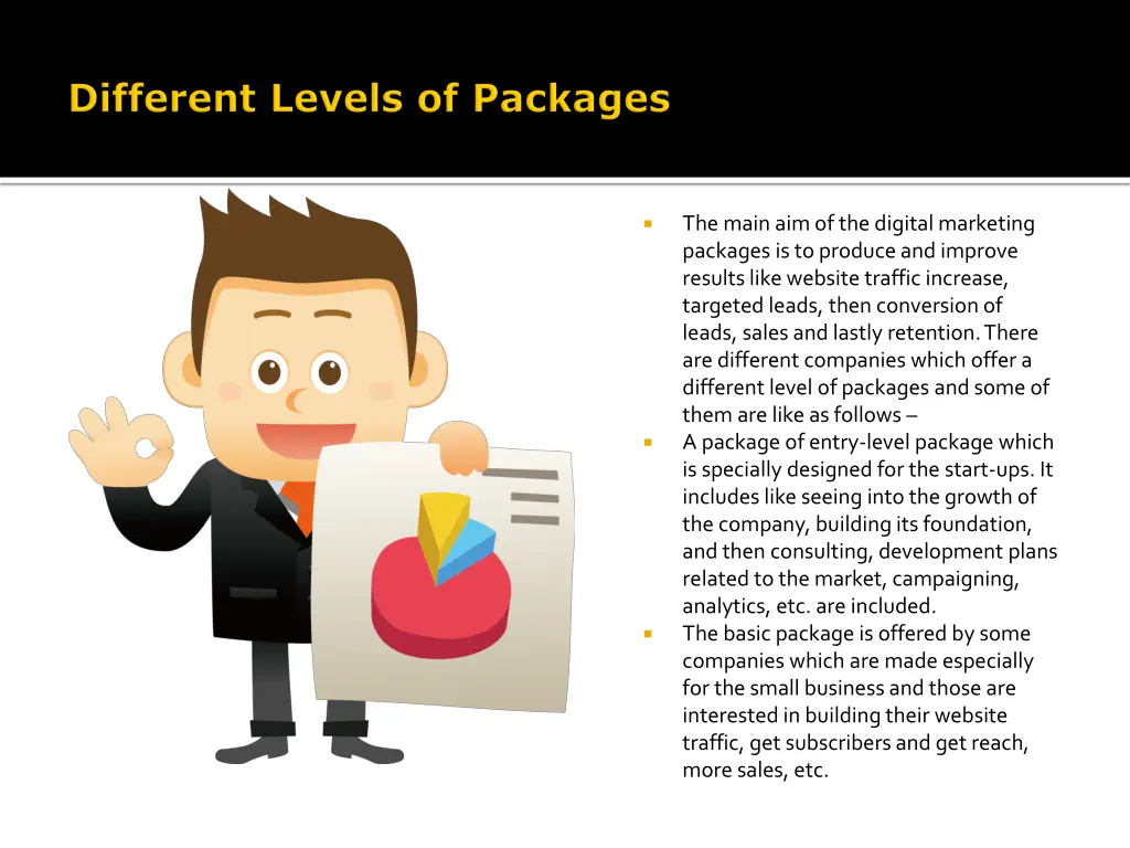 the main aim of the digital marketing packages