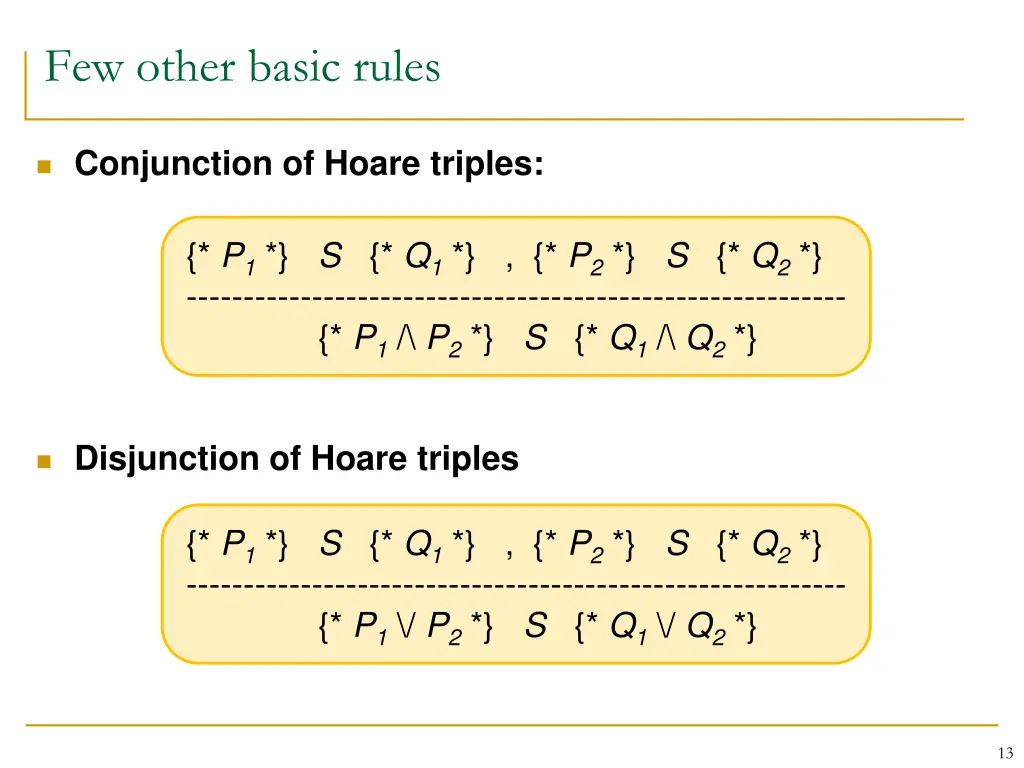 few other basic rules 1