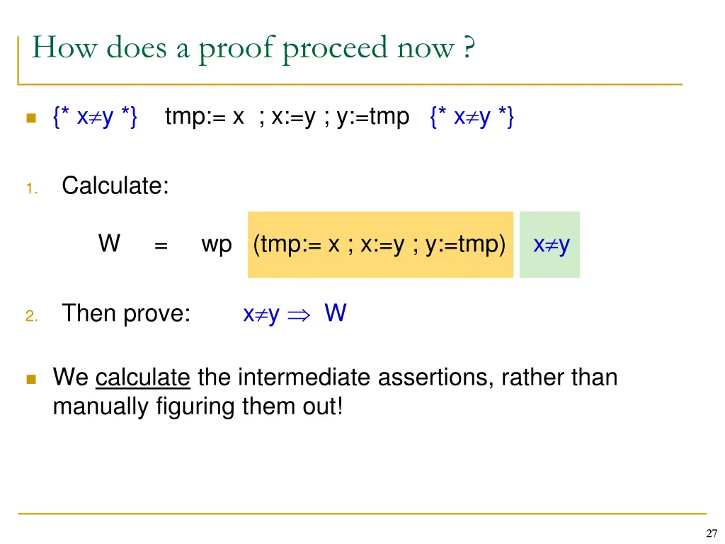 how does a proof proceed now 1