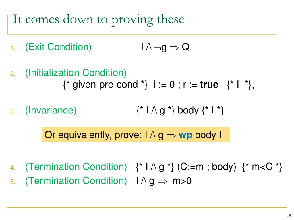 it comes down to proving these