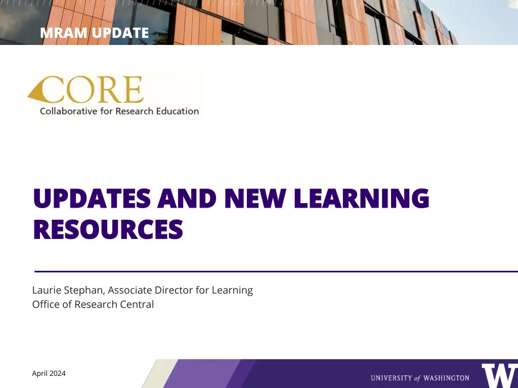 mram update