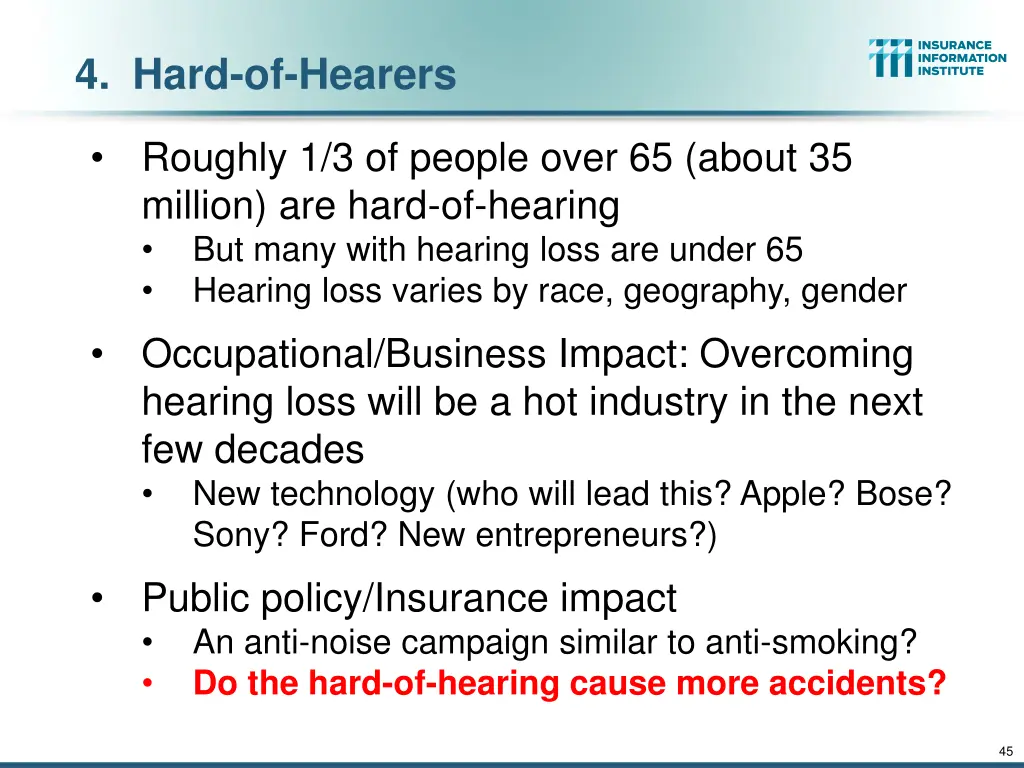 4 hard of hearers