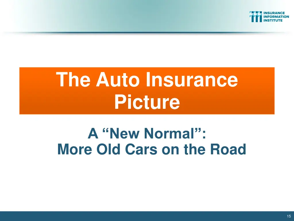 the auto insurance picture