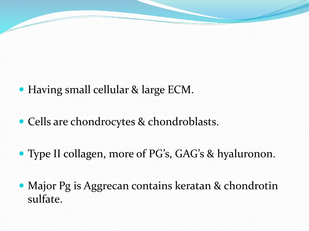 having small cellular large ecm