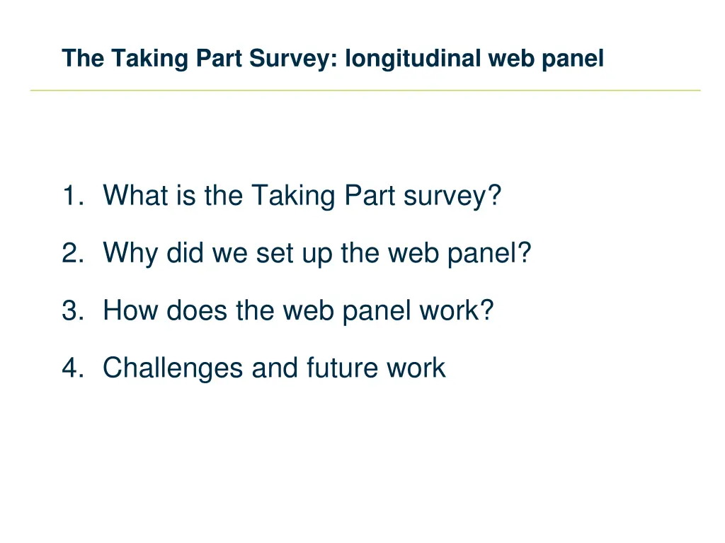 the taking part survey longitudinal web panel