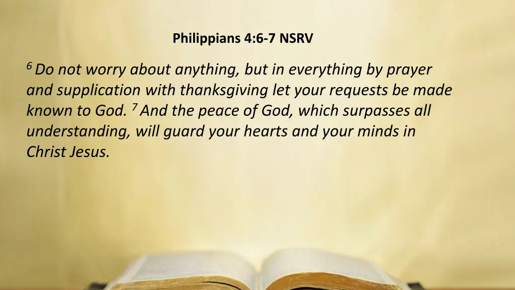 philippians 4 6 7 nsrv