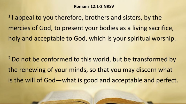 romans 12 1 2 nrsv